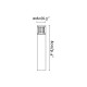 Парковый светильник Faro 751102C SCREEN 800 Dark grey beacon lamp 2700K 180? CASAMBI, 20 Вт, 965 лм, 2700K