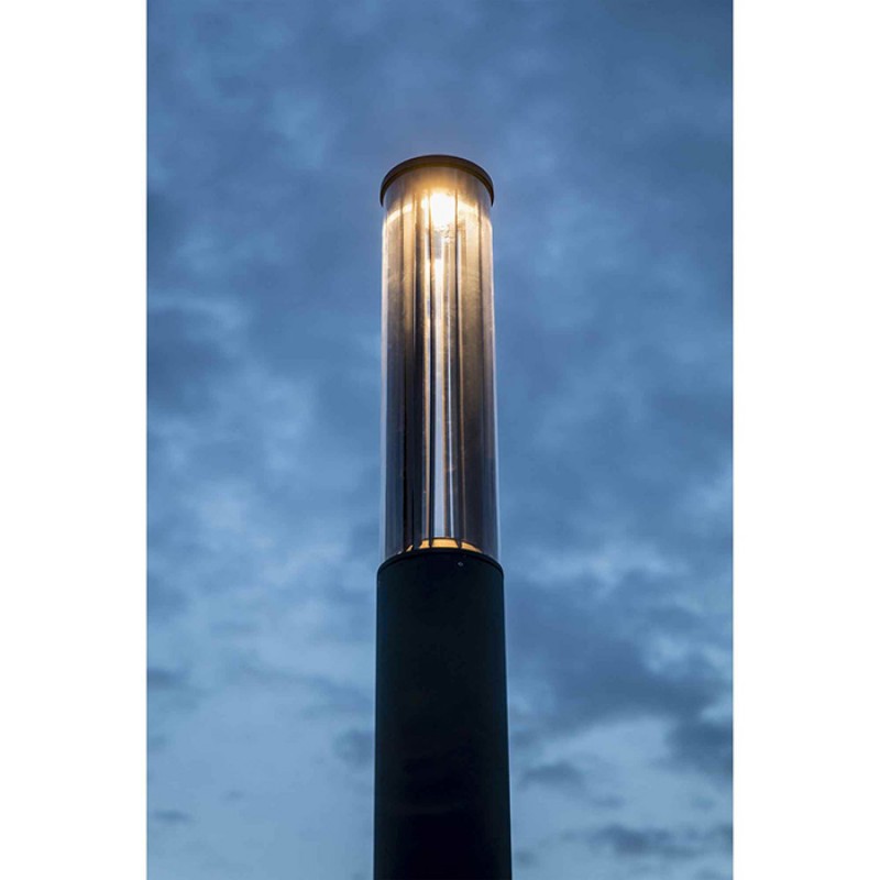 Фонарный столб Faro 751222C SCREEN 3100 Dark grey pole lamp 4000K 180? CASAMBI, 38 Вт, 1819 лм, 4000K