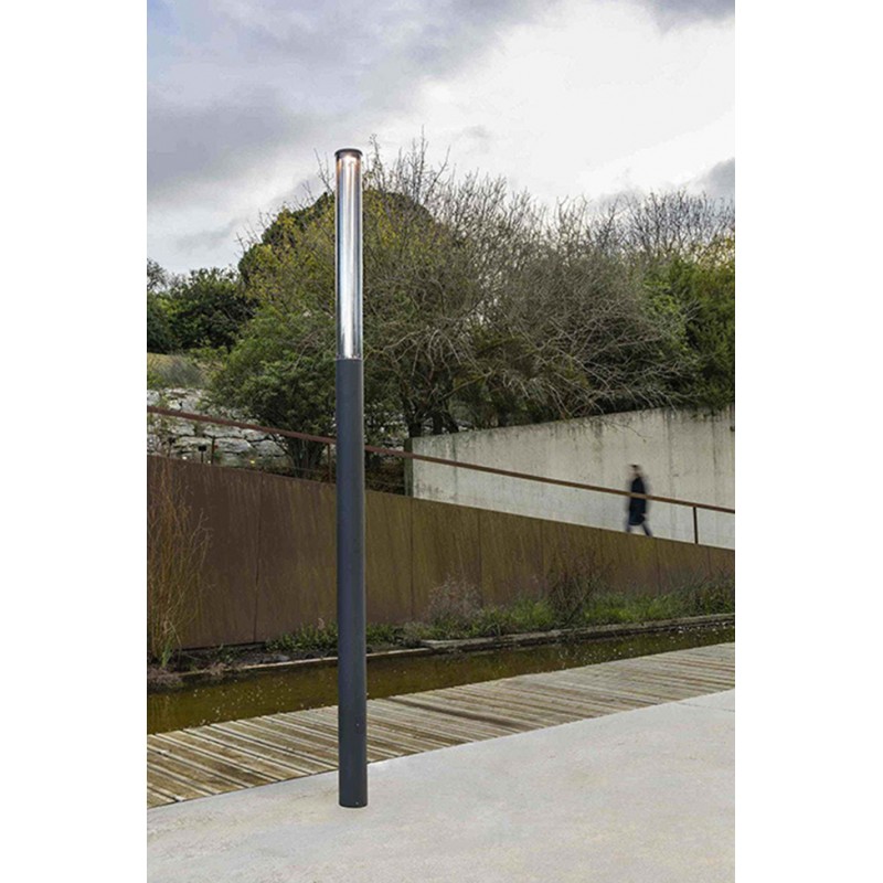 Фонарный столб Faro 751302C SCREEN 3700 Dark grey pole lamp 2700K 180? CASAMBI, 38 Вт, 1656 лм, 2700K