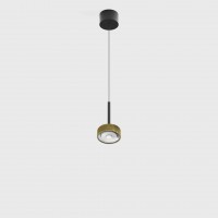 Світильник підвісний з накладною базою LTX SOL MINI P, D75mm, H135mm, 7W LED, 24?, 3000K, IP20, чорний/латунь (03.7530.7.930.BK/BRG) Світильник підвісний з накладною базою LTX SOL MINI P, D75mm, H135mm, 7W LED, 24?, 3000K, IP20, чорний/латунь (03.7530.7.930.BK/BRG)