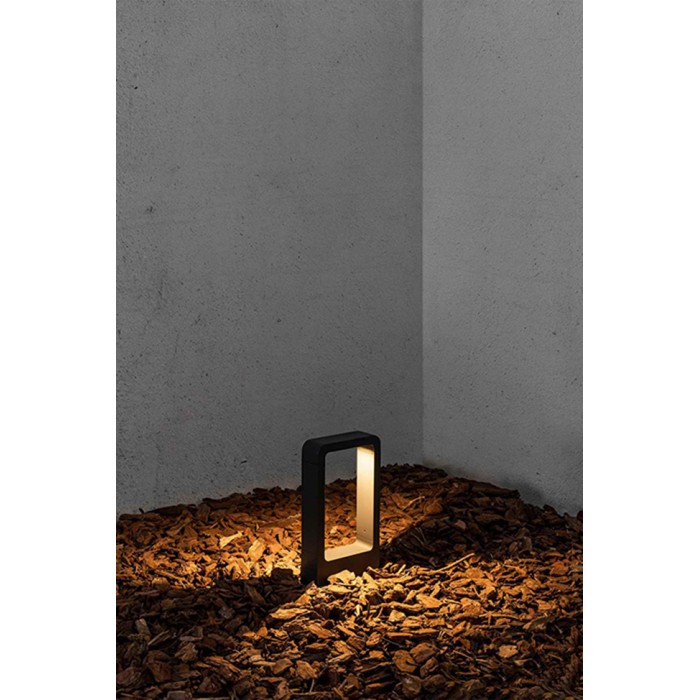 Парковый светильник Faro 75519 DAS 300 Dark grey beacon lamp, 8 Вт, 480 лм, 3000K