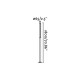 Парковый светильник Faro 75524 BERET 1800 Dark grey pole lamp, 16 Вт, 625 лм, 4000K