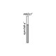 Парковый светильник Faro 75532 TRAM 2500 Dark grey pole lamp, 43 Вт, 3000 лм, 3000K