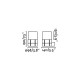 Бра - Faro 75533 TRAM White wall lamp