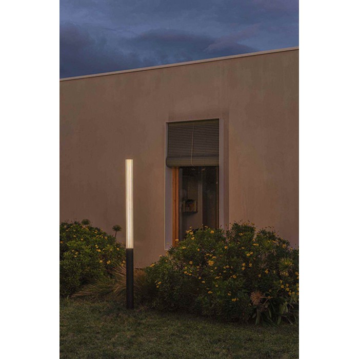 Парковый светильник Faro 75547 Tura 2050 Pole Lamp Dark Grey LED 48W 3000K, 48 Вт, 4784 лм, 3000K