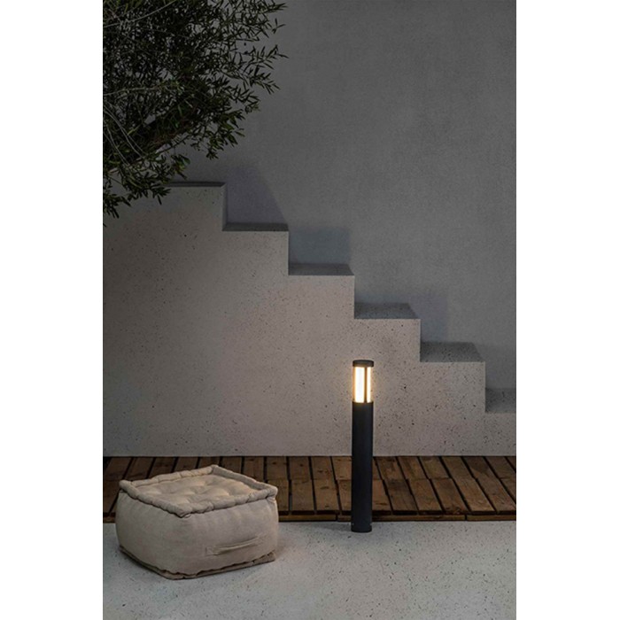 Парковый светильник Faro 75605 LOGAR 650 Dark grey beacon lamp, 12 Вт, 580 лм, 3000K