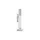 Парковый светильник Faro 75606 LOGAR 900 Dark grey beacon lamp, 23 Вт, 1340 лм, 3000K