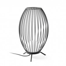 Настольная лампа Faro 75608 CAGE Dark grey portable lamp, 12 Вт, 990 лм, 2700K