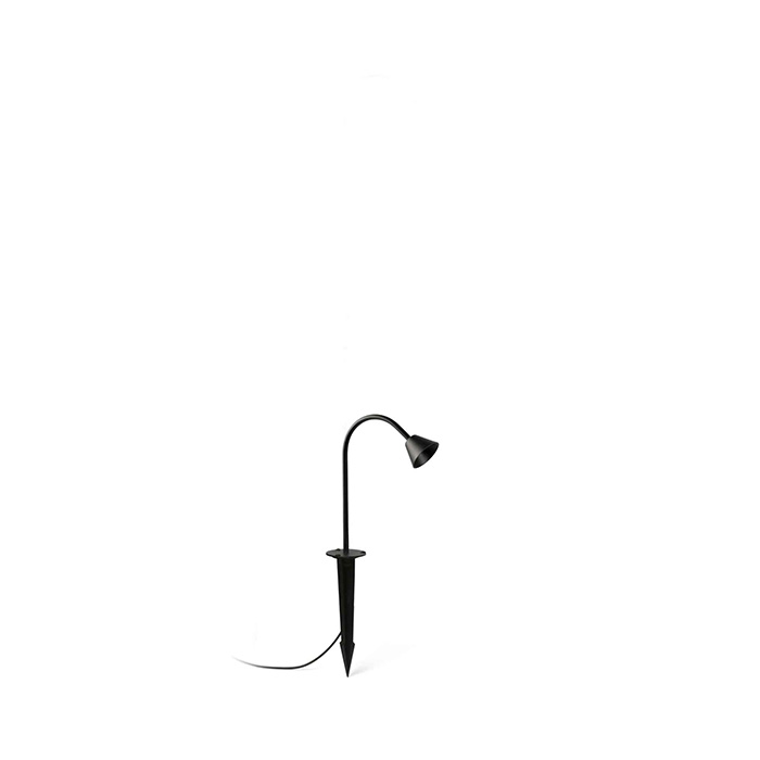 Парковый светильник Faro 75620-2 Lily 300 Spike Black LED 3W 2700K, 3 Вт, 154 лм, 2700K