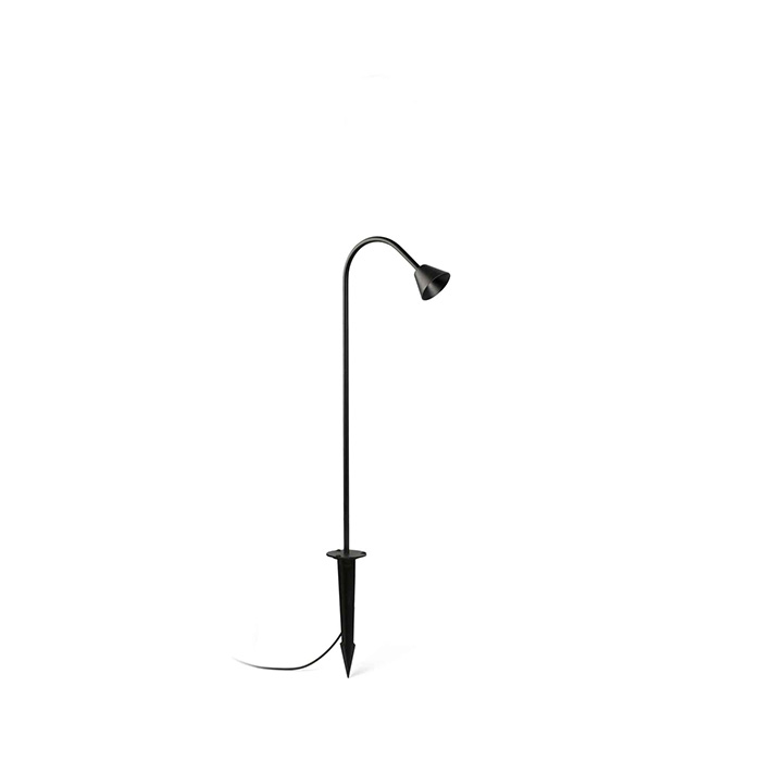 Парковый светильник Faro 75621-2 Lily 650 Spike Black LED 3W 2700K, 3 Вт, 154 лм, 2700K