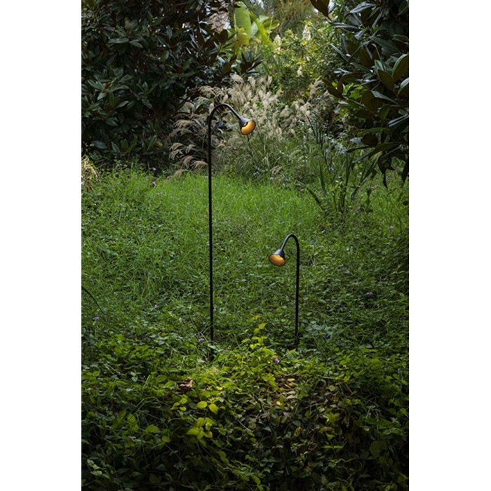 Парковый светильник Faro 75621-2 Lily 650 Spike Black LED 3W 2700K, 3 Вт, 154 лм, 2700K
