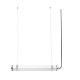 Подвесной светильник Faro 75753 SCUBA 600 Chrome pendant lamp 20W, 20 Вт, 3200 лм, 3000K