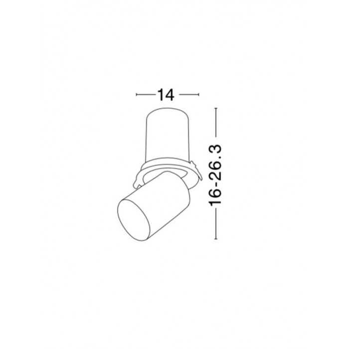Точковий світильник Nova Luce 7770444 Juno, 30 Вт, 2890 лм, 3000K