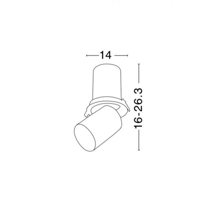 Точковий світильник Nova Luce 7770445 Juno, 30 Вт, 2890 лм, 3000K