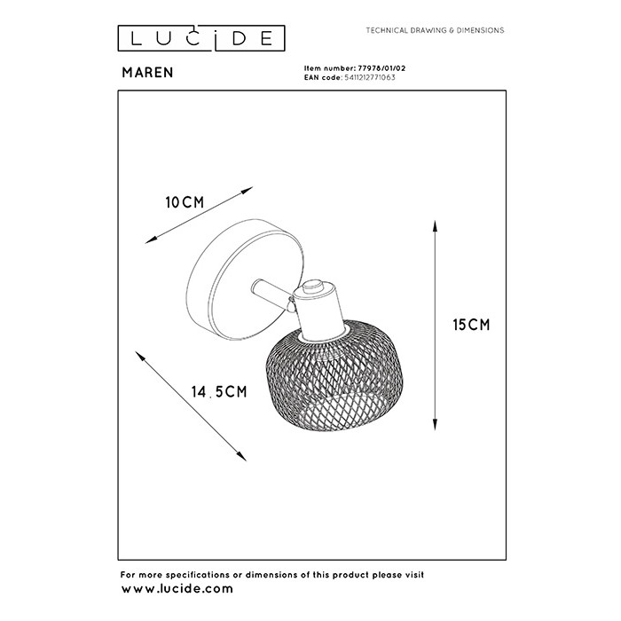 Спот - Lucide 77978/01/02 Maren