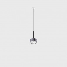 Светильник подвесной со встроенной рамочной базой LTX SOL MINI P NANO, D75mm, H135mm, 7W LED, 24°, 3000K, IP20, черный/diamond black (03.7532.7.930.BK/DB)