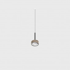 Светильник подвесной со встроенной безрамочной базой LTX SOL MINI P NANO, D75mm, H135mm, LED 7W, 24°, 3000K, IP20, черный/sahara beige (03.7531.7.930.BK/SBG)