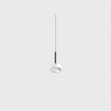 Светильник подвесной со встроенной базой LTX SOL MINI P NANO, D75mm, H135mm, 7W LED, 24°, 3000K, IP20, черный/белый (03.7531.7.930.BK/WH)