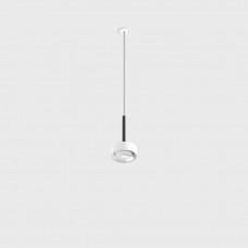 Светильник подвесной со встроенной рамочной базой LTX SOL MINI P NANO, D75mm, H135mm, 7W LED, 24°, 3000K, IP20, черный/белый (03.7532.7.930.BK/WH)