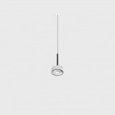 Светильник подвесной со встроенной безрамочной базой LTX SOL MINI P NANO, D75mm, H135mm, LED 7W, 24°, 4000K, IP20, черный/белый (03.7531.7.940.BK/WHG)