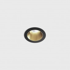 Светильник встраиваемый потолочный LTX NANO R, D48мм, H67мм, LED 8W 2700K, черный/латунь (01.3910.8.927.BK/BR)