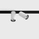 Світильник прожекторного типу LTX IN_LINE TUB S A 60 X2, D30mm, H60mm, L211mm, LED 2x4.5W, 2700К, білий (06.2301.14.927.WH)