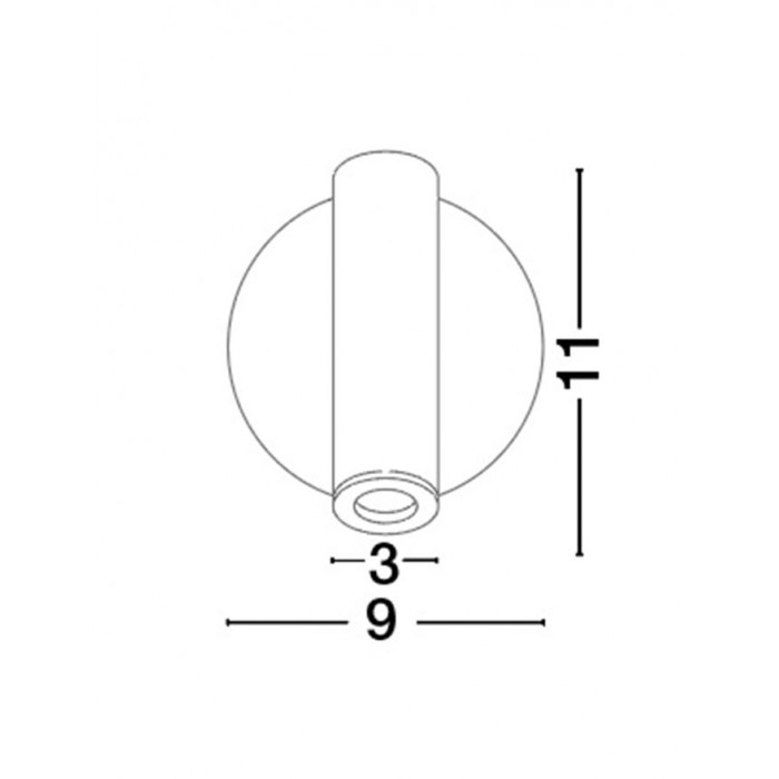 Спот Nova Luce 8140523 Laredo, 3 Вт, 190 лм, 3000К