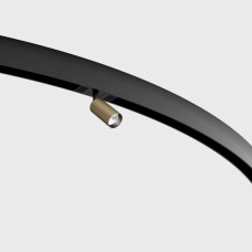 Світильник прожекторного типу LTX IN_RING TUB S A 60, D30mm, H60mm, LED 5.4W, 2700К, бронза/чорний (09.0361.7.927.BZ/BK)