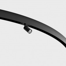 Світильник прожекторного типу LTX IN_RING TUB S A 60, D30mm, H60mm, LED 5.4W, 2700К, чорний (09.0361.7.927.BK)