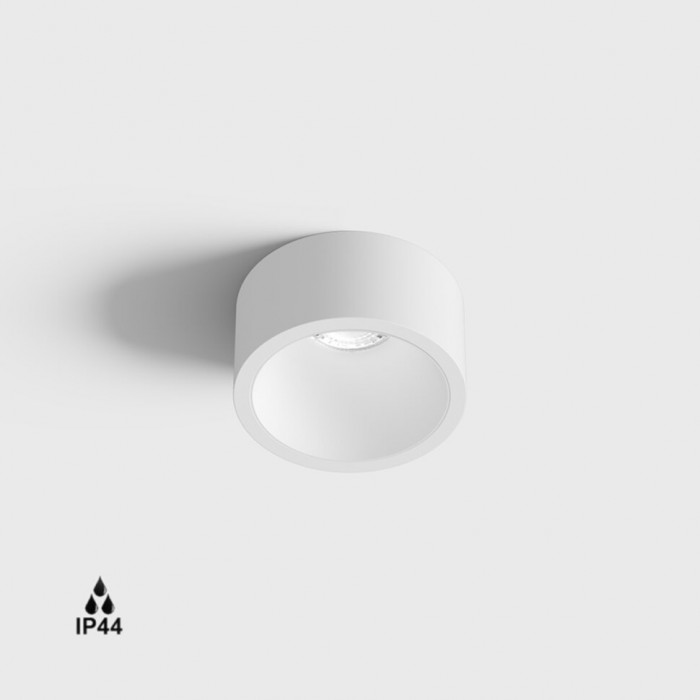 Светильник встраиваемый потолочный LTX INVISIBLE MINI OUT, D55mm, H58mm, LED 6.3W, 2700K, белый (01.2203.7.927.WH)