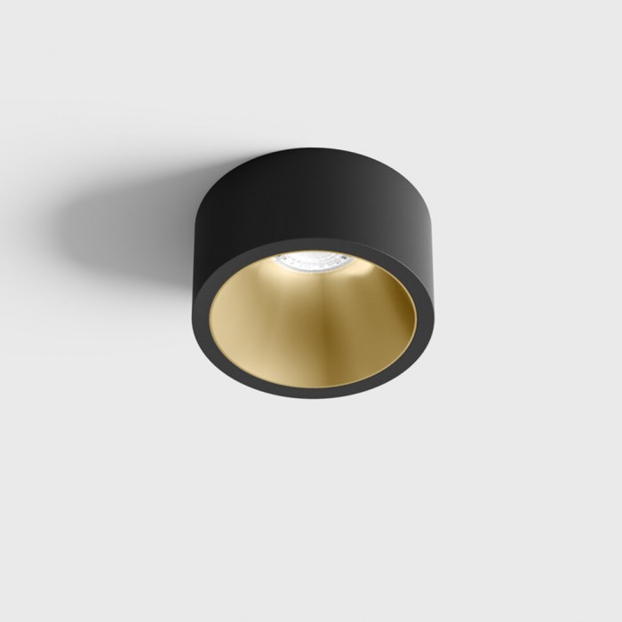 Точечный светильник LTX 01.2203.7.940.BK/BR Invisible Mini Out Black/Brass, 6.3 Вт, 640 лм, 4000K