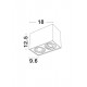 Точечный светильник Nova Luce 820602 Rende