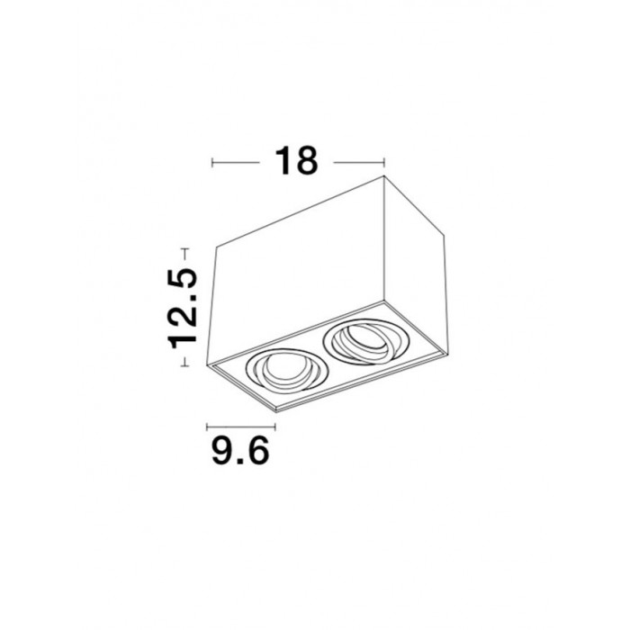 Точечный светильник Nova Luce 820603 Rende