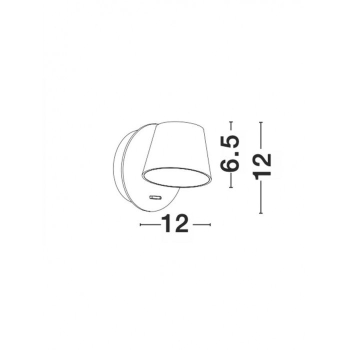 Бра - Nova Luce 8223601 Amadeo, 6 Вт, 528 лм, 3000K