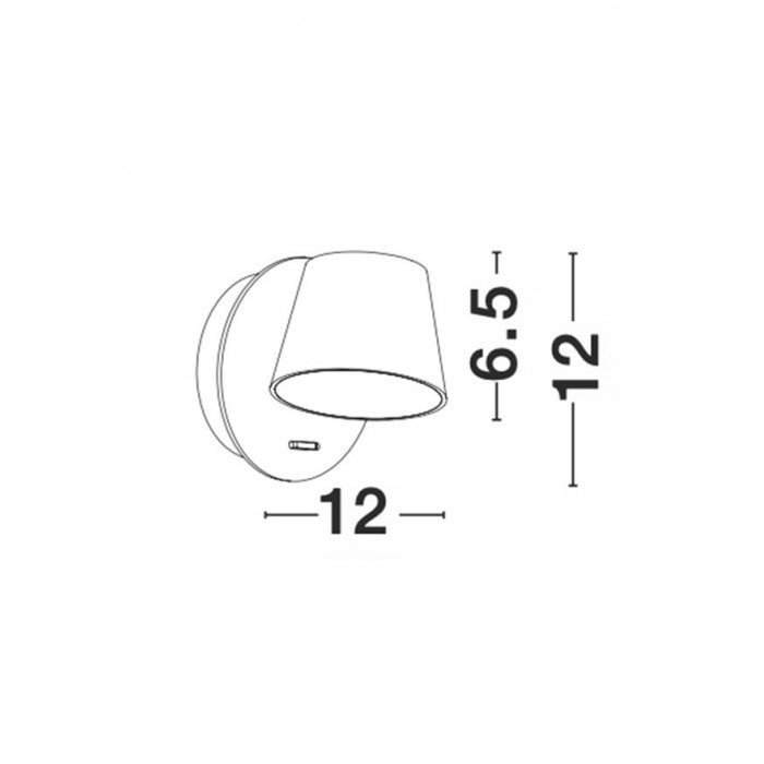 Бра - Nova Luce 8223602 Amadeo, 6 Вт, 528 лм, 3000K