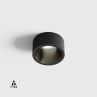 Світильник вбудований стельовий LTX INVISIBLE MINI OUT, D55mm, H58mm, LED 6.3W, 2700K, чорний/midnight (01.2203.7.927.BK/MN)