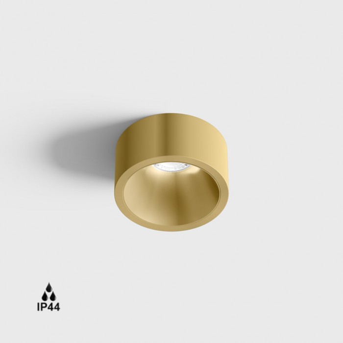 Светильник встраиваемый потолочный LTX INVISIBLE MINI OUT, D55mm, H58mm, LED 6.3W, 2700K, латунь (01.2203.7.927.BR)