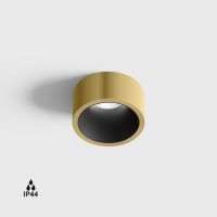 Світильник вбудований стельовий LTX INVISIBLE MINI OUT, D55mm, H58mm, LED 6.3W, 2700K, латунь/чорний (01.2203.7.927.BR/BK)