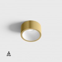 Світильник вбудований стельовий LTX INVISIBLE MINI OUT, D55mm, H58mm, LED 6.3W, 2700K, латунь/білий (01.2203.7.927.BR/WH)
