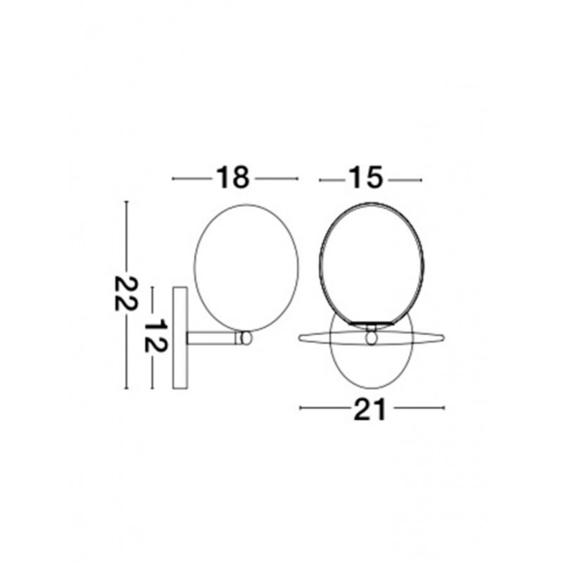 Бра Nova Luce 8279603 Vitton