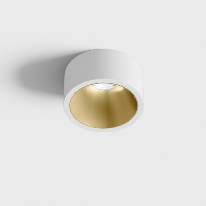 Точковий світильник LTX 01.2203.7.940.WH/BR Invisible Mini Out White/Brass, 6.3 Вт, 640 лм, 4000K
