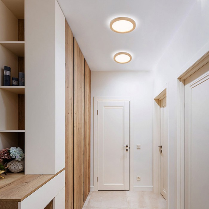 Потолочный светильник TK Lighting 18004 Aqua Wood, 24 Вт, 2565 лм, 3000К/4000К/6500К