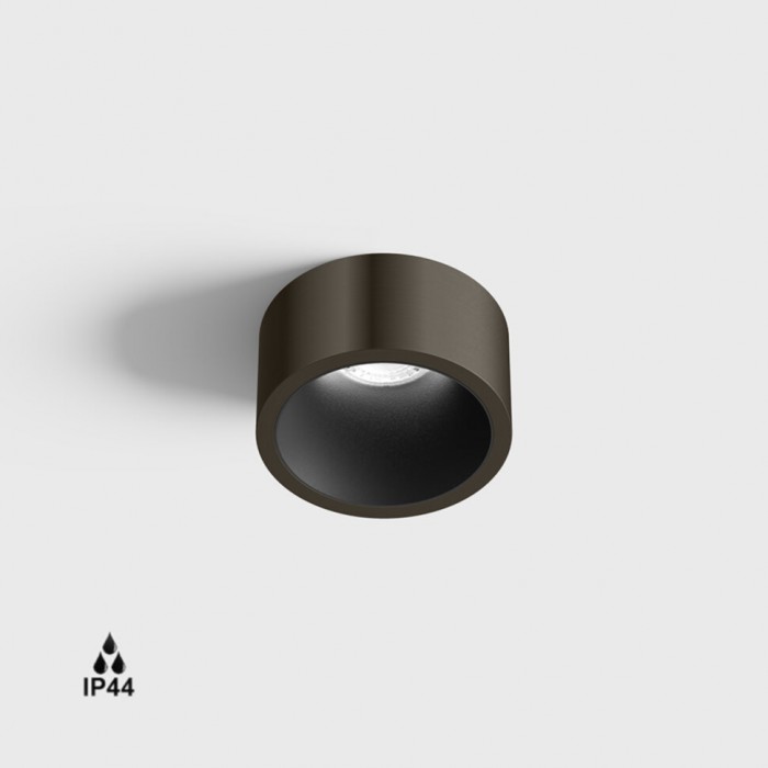 Светильник встраиваемый потолочный LTX INVISIBLE MINI OUT, D55mm, H58mm, LED 6.3W, 2700K, midnight/черный (01.2203.7.927.MN/BK)