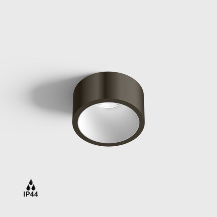 Светильник встраиваемый потолочный LTX INVISIBLE MINI OUT, D55mm, H58mm, LED 6.3W, 2700K, midnight/белый (01.2203.7.927.MN/WH)