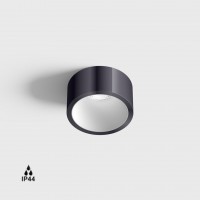 Светильник встраиваемый потолочный LTX INVISIBLE MINI OUT, D55mm, H58mm, LED 6.3W, 2700K, diamond black/белый (01.2203.7.927.DB/WH)