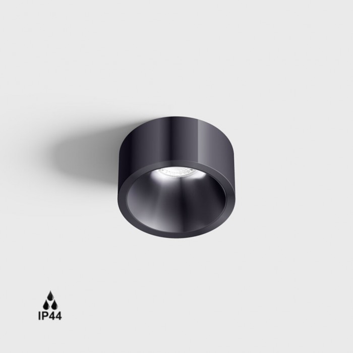 Светильник встраиваемый потолочный LTX INVISIBLE MINI OUT, D55mm, H58mm, LED 6.3W, 2700K, diamond black (01.2203.7.927.DB)