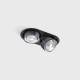 Потолочный светильник LTX SOL IN MINI X2, L206mm, W111mm, H50mm, LED 2x7W, 4000K, черный/diamond black (01.7522.14.940.BK/DBG)