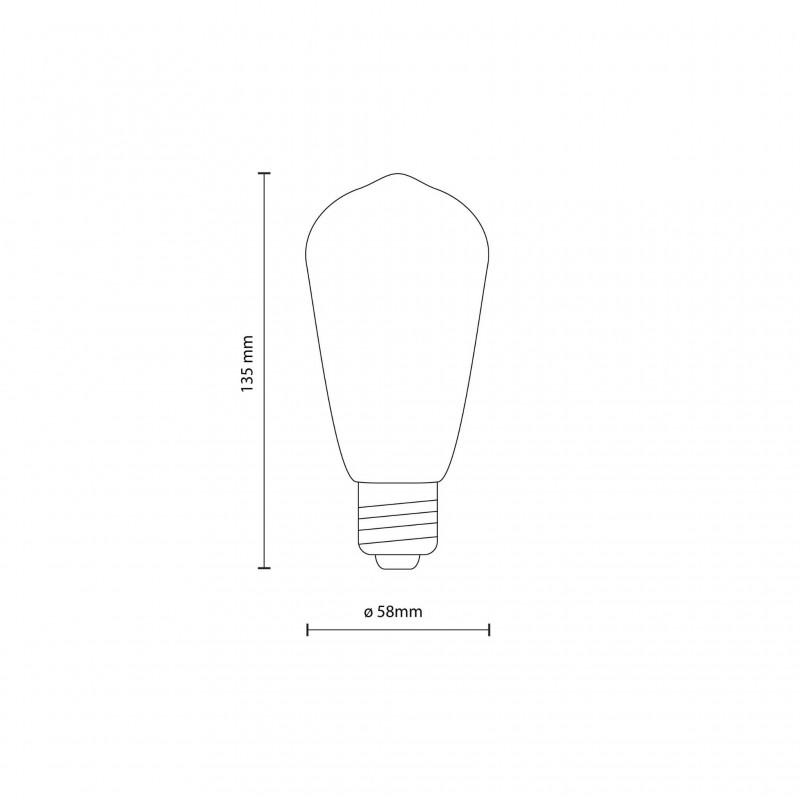 Лампа світлодіодна TK Lighting 18014 , 10W 3000K E27