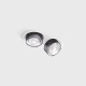 Потолочный светильник LTX SOL IN MINI X2, L206mm, W111mm, H50mm, LED 2x7W, 3000K, белый/diamond black (01.7522.14.930.WH/DB)