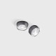 Потолочный светильник LTX SOL IN MINI X2, L206mm, W111mm, H50mm, LED 2x7W, 3000K, белый/diamond black (01.7522.14.930.WH/DBG)